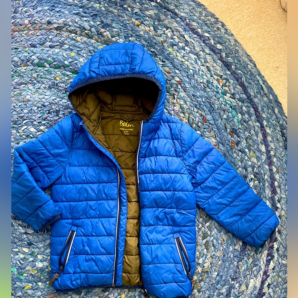 Mini Boden kids puffer jacket